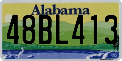 AL license plate 48BL413