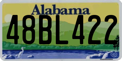 AL license plate 48BL422
