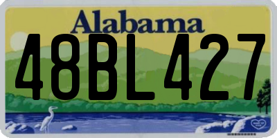 AL license plate 48BL427