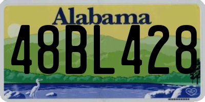 AL license plate 48BL428