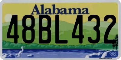 AL license plate 48BL432