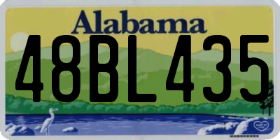 AL license plate 48BL435