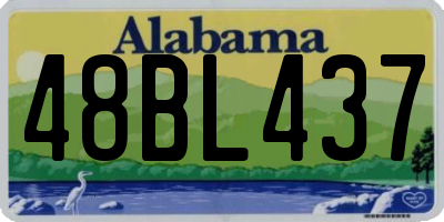 AL license plate 48BL437