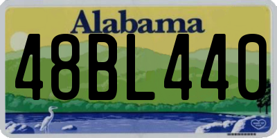 AL license plate 48BL440