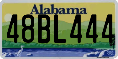 AL license plate 48BL444