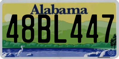 AL license plate 48BL447