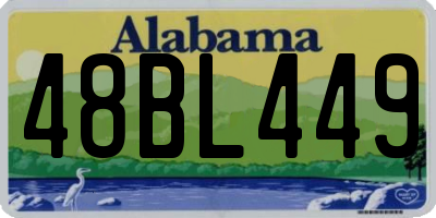 AL license plate 48BL449