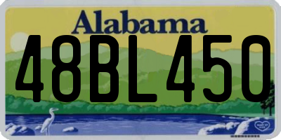 AL license plate 48BL450