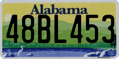 AL license plate 48BL453