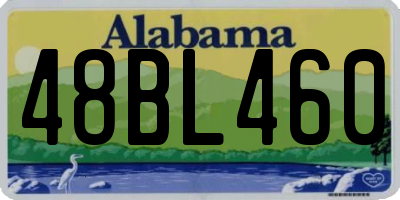 AL license plate 48BL460