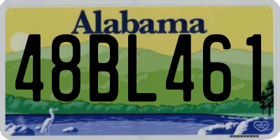 AL license plate 48BL461