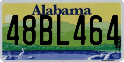 AL license plate 48BL464