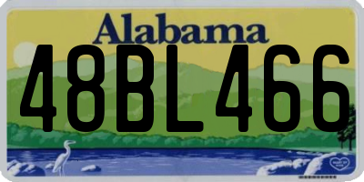 AL license plate 48BL466