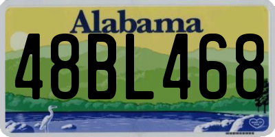 AL license plate 48BL468