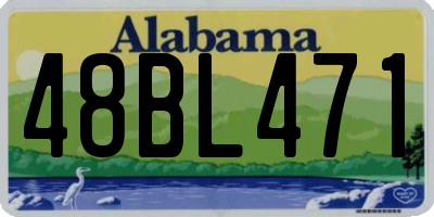 AL license plate 48BL471