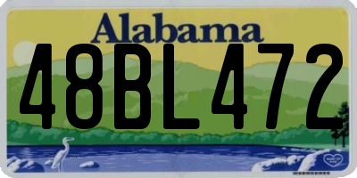 AL license plate 48BL472