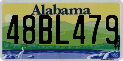 AL license plate 48BL479