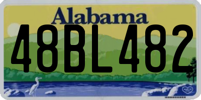 AL license plate 48BL482