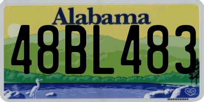 AL license plate 48BL483