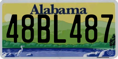 AL license plate 48BL487