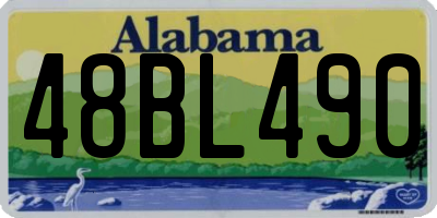 AL license plate 48BL490