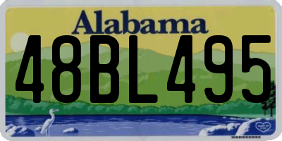 AL license plate 48BL495