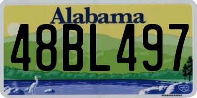 AL license plate 48BL497