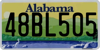AL license plate 48BL505