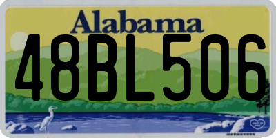 AL license plate 48BL506