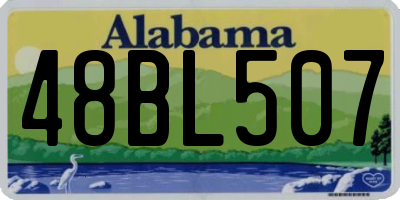 AL license plate 48BL507