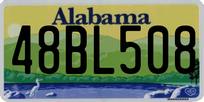 AL license plate 48BL508