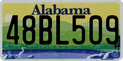 AL license plate 48BL509