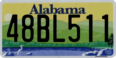 AL license plate 48BL511