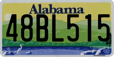 AL license plate 48BL515