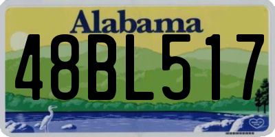 AL license plate 48BL517