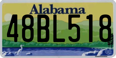 AL license plate 48BL518