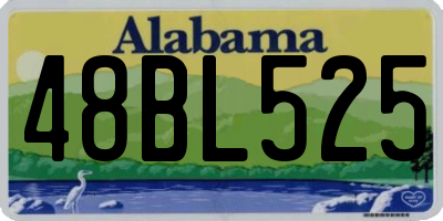 AL license plate 48BL525