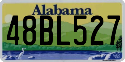 AL license plate 48BL527