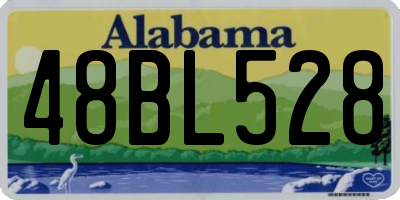 AL license plate 48BL528