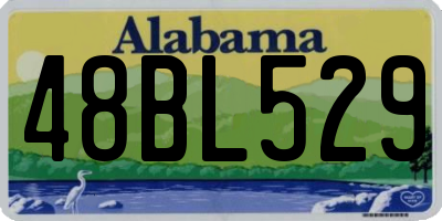AL license plate 48BL529