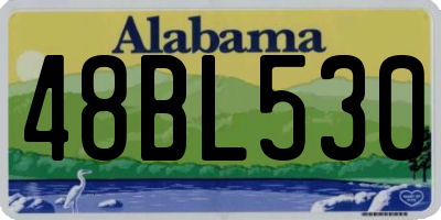 AL license plate 48BL530