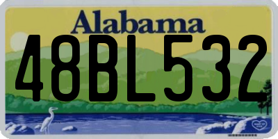 AL license plate 48BL532