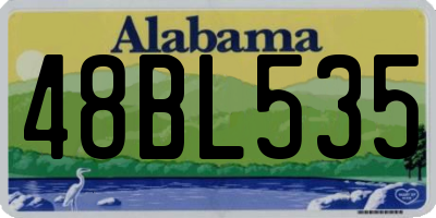 AL license plate 48BL535