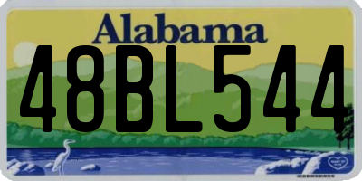 AL license plate 48BL544