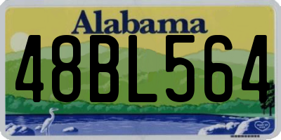 AL license plate 48BL564