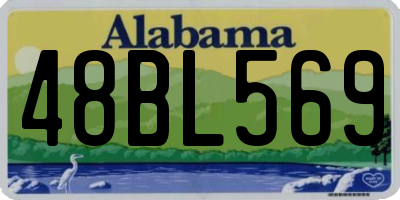 AL license plate 48BL569