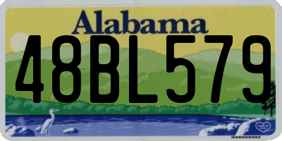AL license plate 48BL579