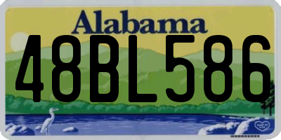 AL license plate 48BL586
