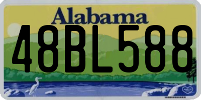 AL license plate 48BL588