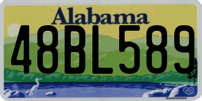 AL license plate 48BL589